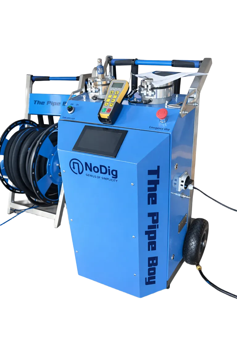 The Pipe Boy — industrijska mašina za nanošenje epoksi premaza visokim protokom